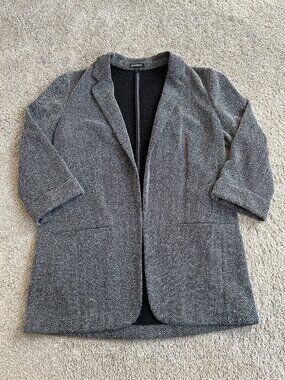Express Herringbone Blazer